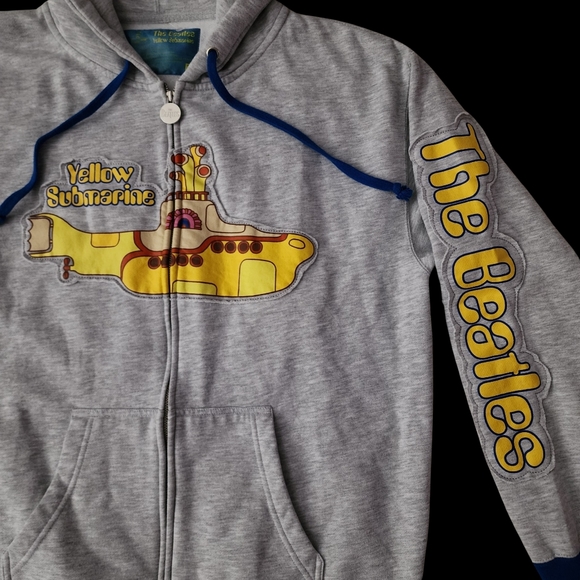 The Beatles The Yellow Submarine zip up Mens size large - Picture 4 of 8